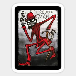 Crooked Man Sticker